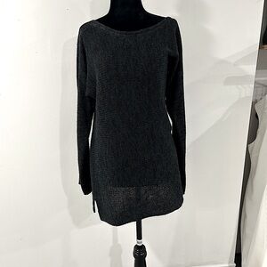 Charcoal Grey Knit Sweater